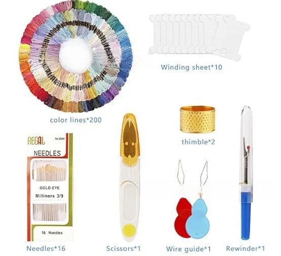 100% Polyester embroidery thread Solid Color 8 meters per skein 50skeins per set Thread machine embroidery cotton thread