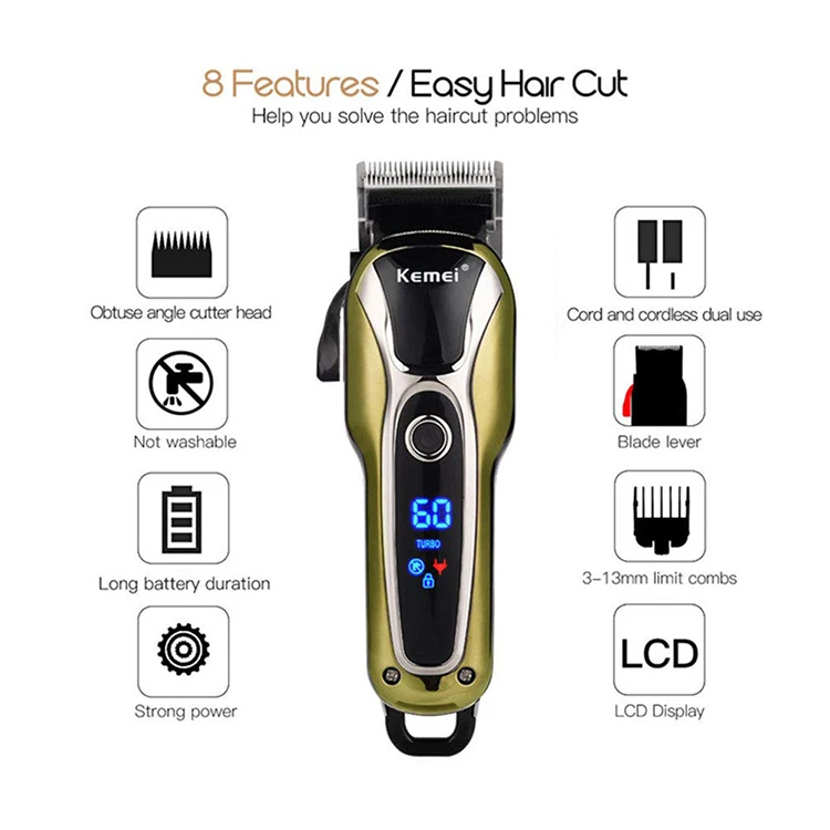 Hot trimmer machine coiffer homme mens cordless hair clippers electric trimmer electric hair cutter clipper hair cut machine