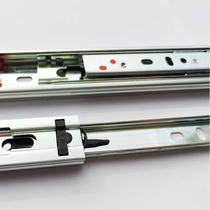 Cabinet Wardrobe Hardware Tool Box Ball Bearing Drawer Slides Kitchen Guide Slider 35mm Soft Close Drawer Slide