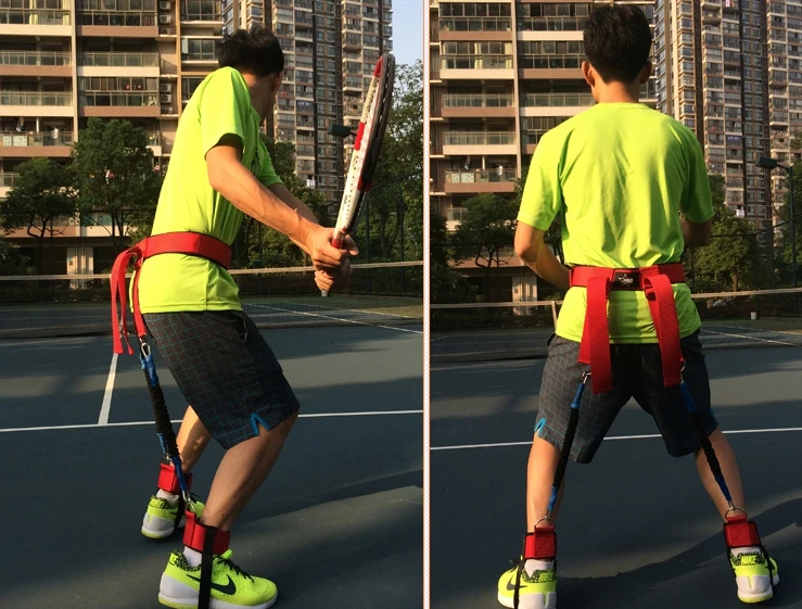 Wholesale customized adjustable balance elastic resistance belt/tennis trainer jump puller rope/training equipment