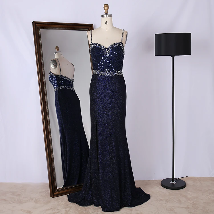 Customized sweetheart neck beaded black sexy luxury ladies evening dress prom dresses