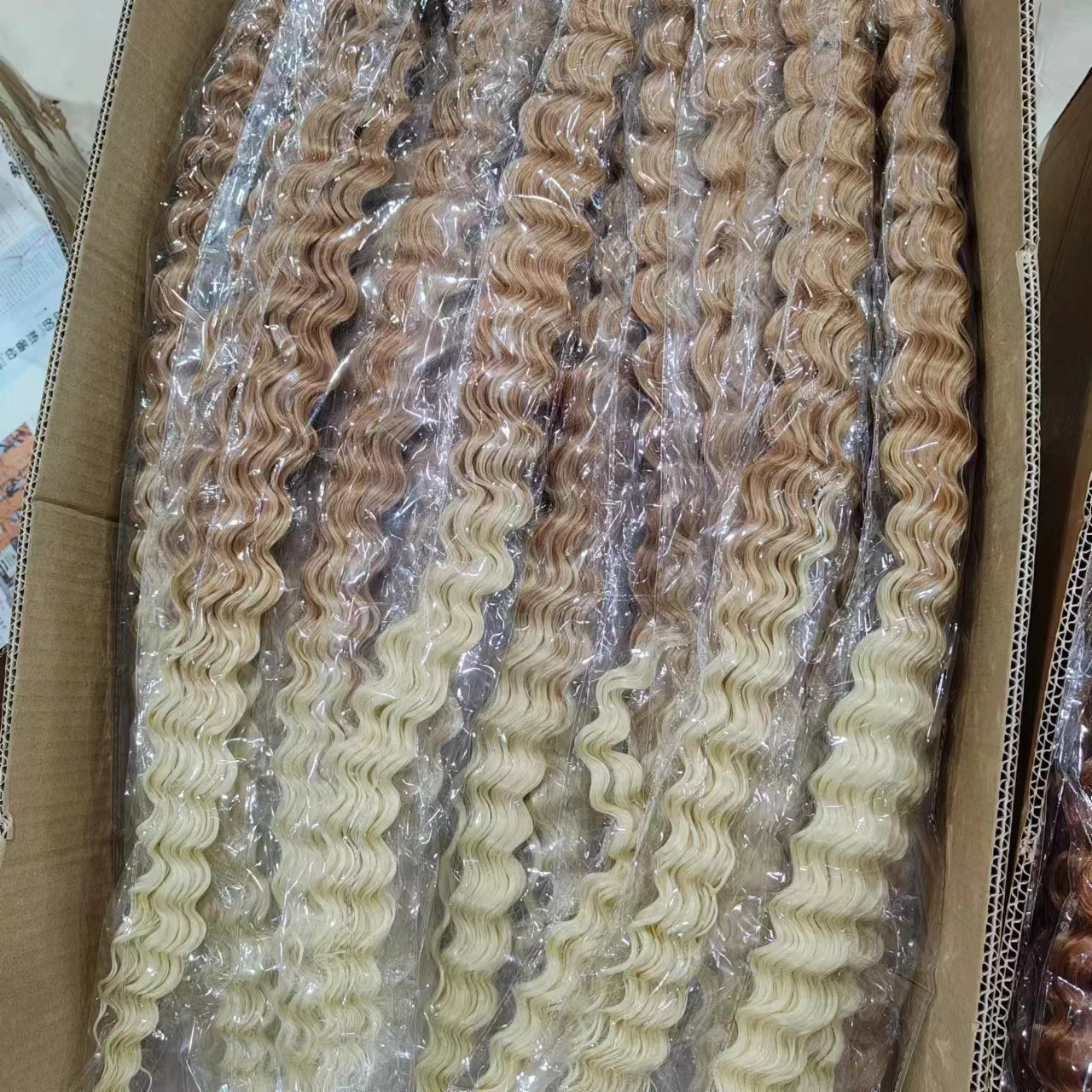 Deep Wave Crochet Hair Bohemian Style Deep Twist 20inch 28inch Synthetic Braid Ocean Wave Extension Crochet Deep Curly Hair