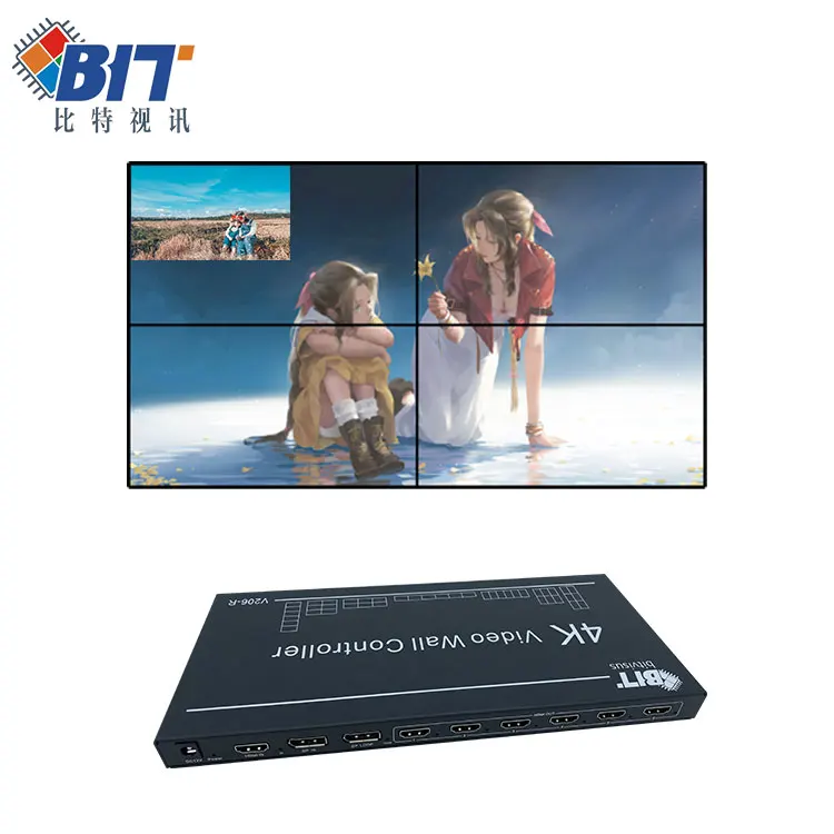  3x3 3x4 9x2 4k видеопереключатель 1x4 1x5 1x6 1x7 hdmi настенный видеоконтроллер