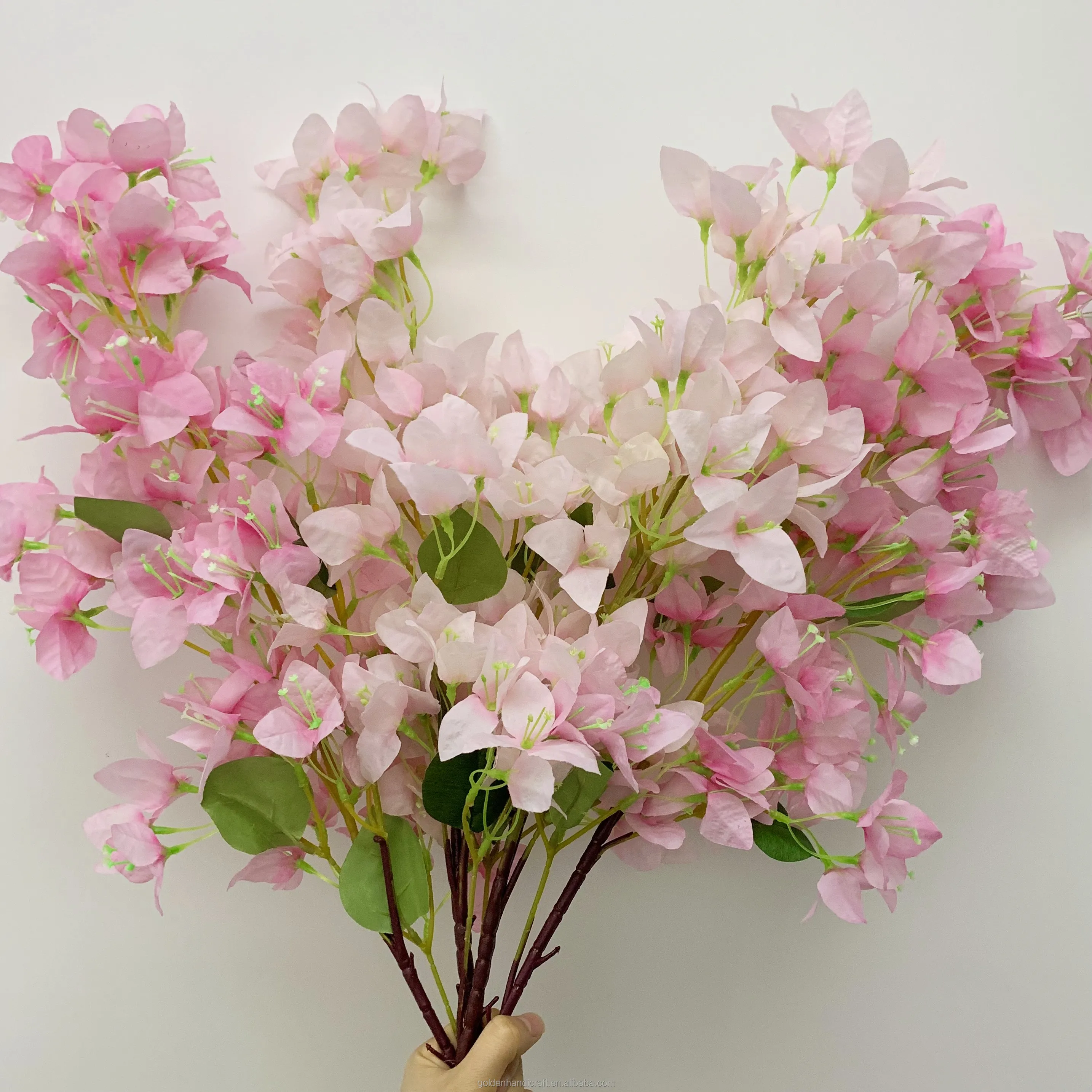 QSLH G-250 hot sale bougainvillea artificial silk flowers home decoration bougainvillea for wedding decor