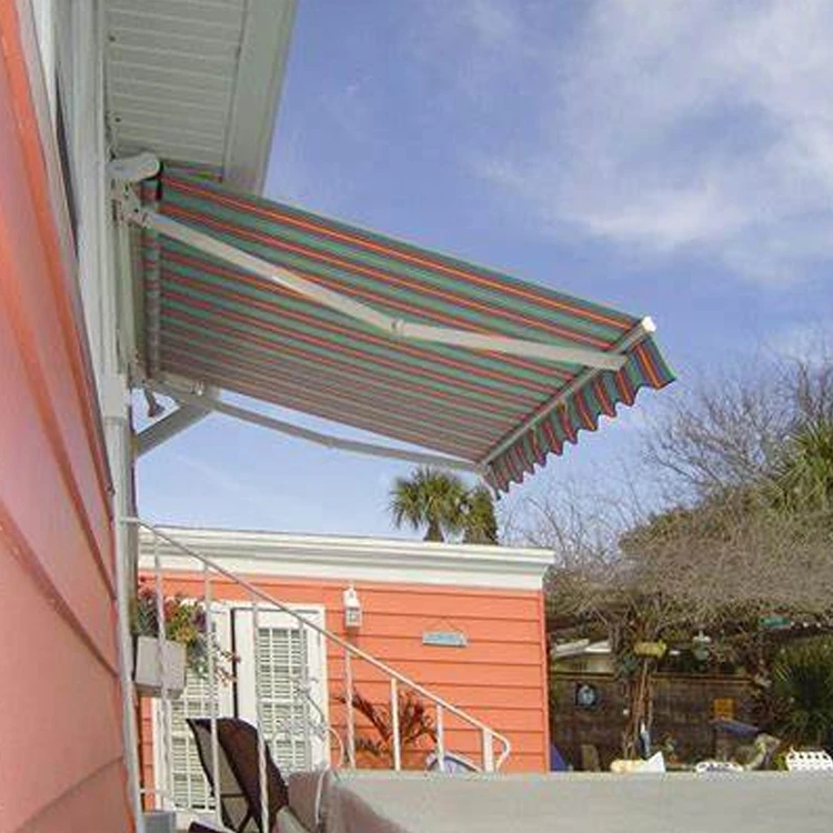 High Quality Outdoor Retractable Awning Aluminum Construction Roof Canopy Door Pergola Acrylic Sunshade Window Folding Pergola