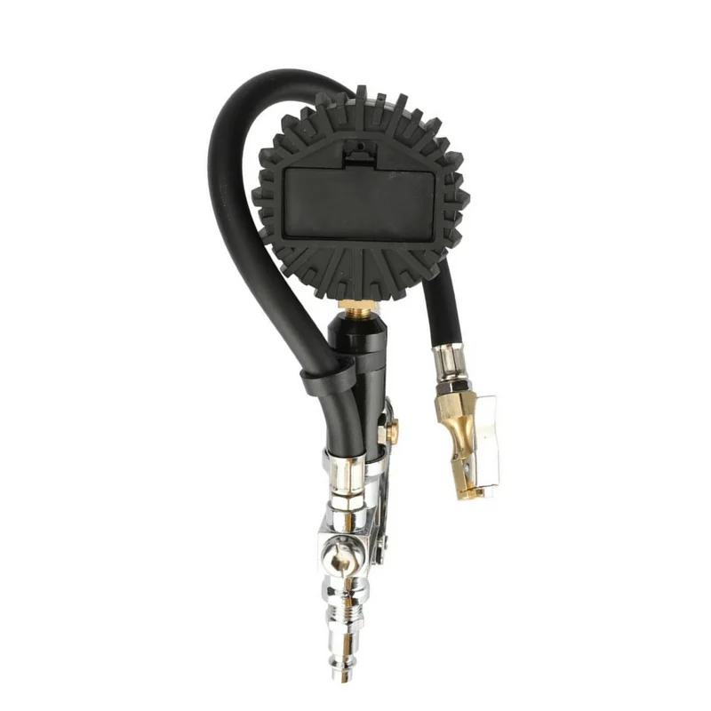 ЖК-дисплей, высокоточный цифровой насос для шин с манометром 0-200psi