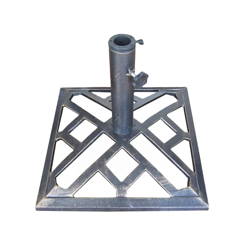 Antique design cast iron umbrella base