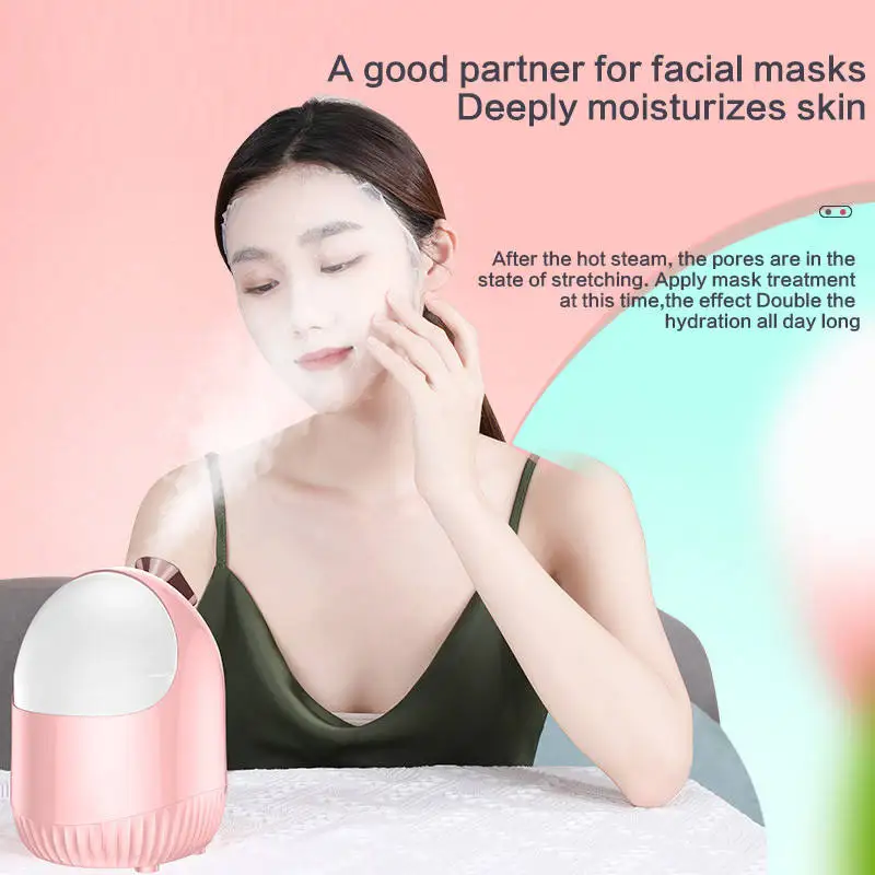 Professional Beauty Machine Facial Steamer with Hot mister Spray Ozone Electric Face sprayer for home use