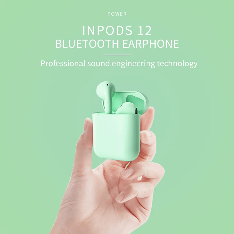  Macaron Android ios BT V5.0 наушники мини Tws i12 беспроводные Sem Fio Bluetooth Fones De Ouvido Inpods