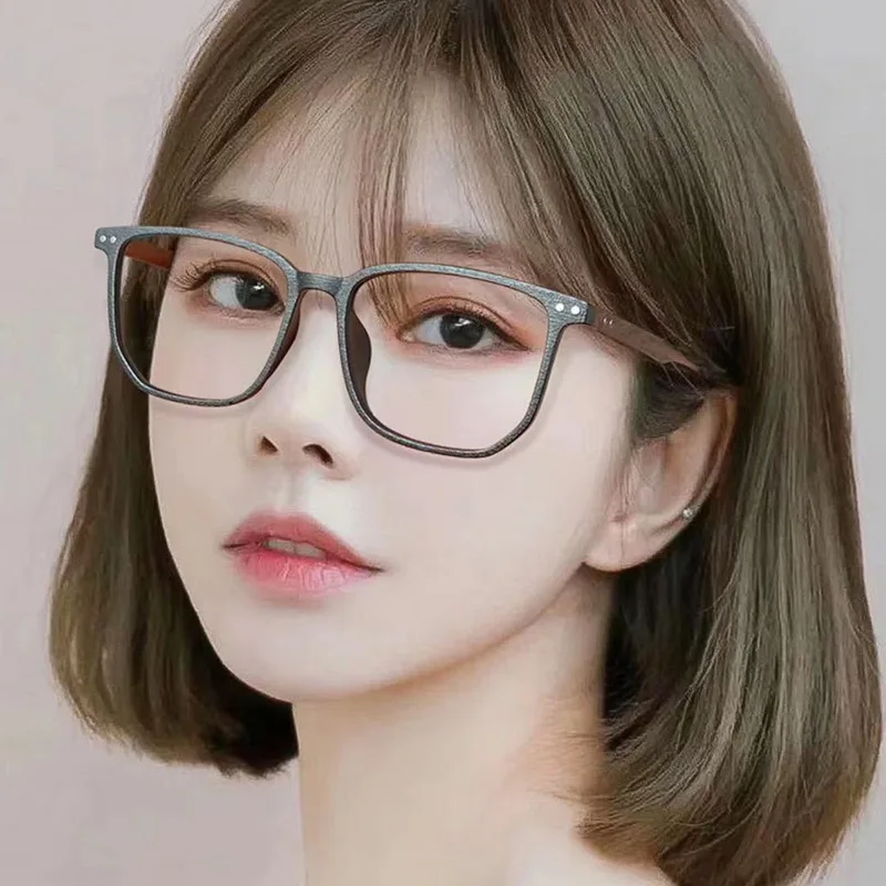 Солнцезащитные очки с защитой от синего света для мужчин и женщин, винтажные модные фотохромные аксессуары в квадратной оправе, 2023