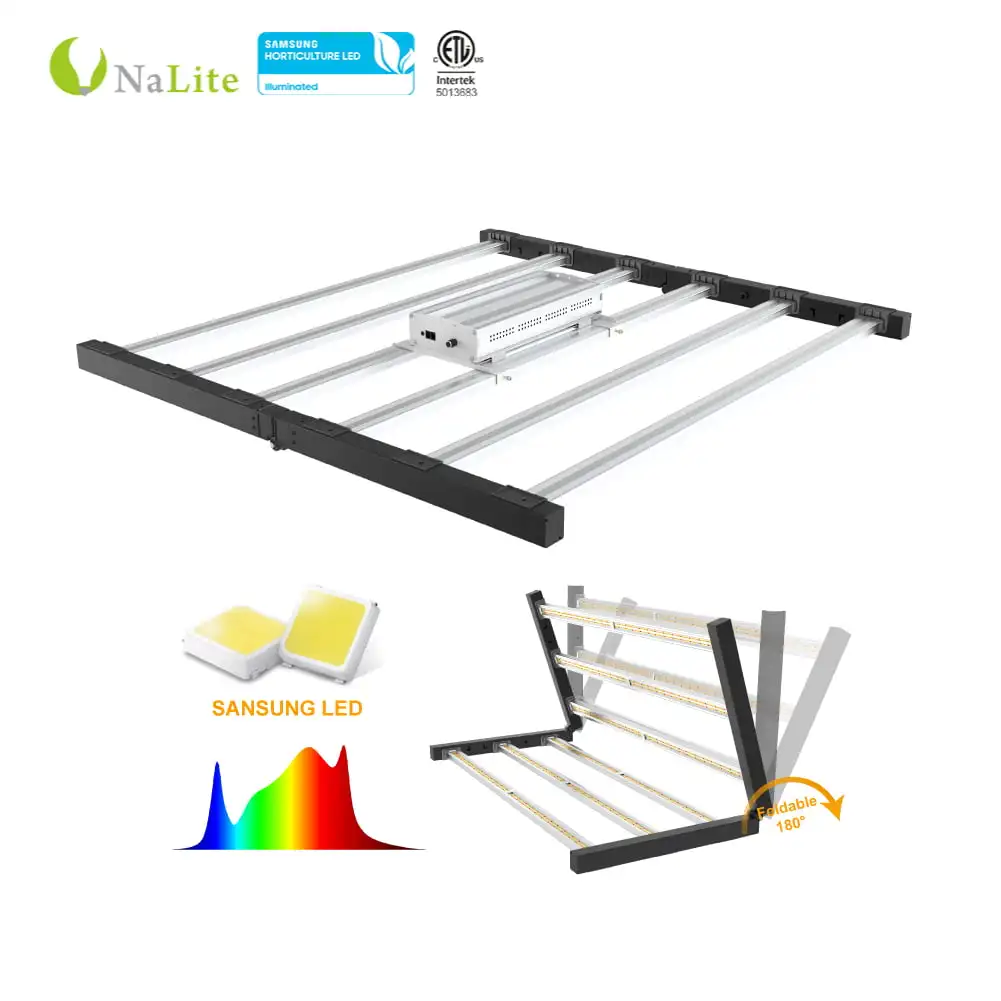 Лучшая Улучшенная УФ светодиодная лампа Nalite для выращивания растений 660 Вт 1000 изменения спектра 2021