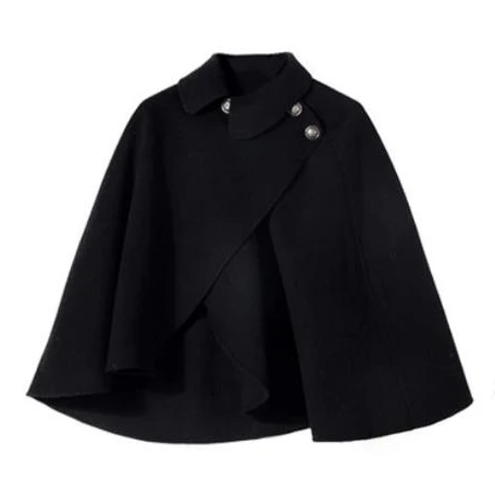 Tailor Woolen Fashion  Women  Cloak Coat