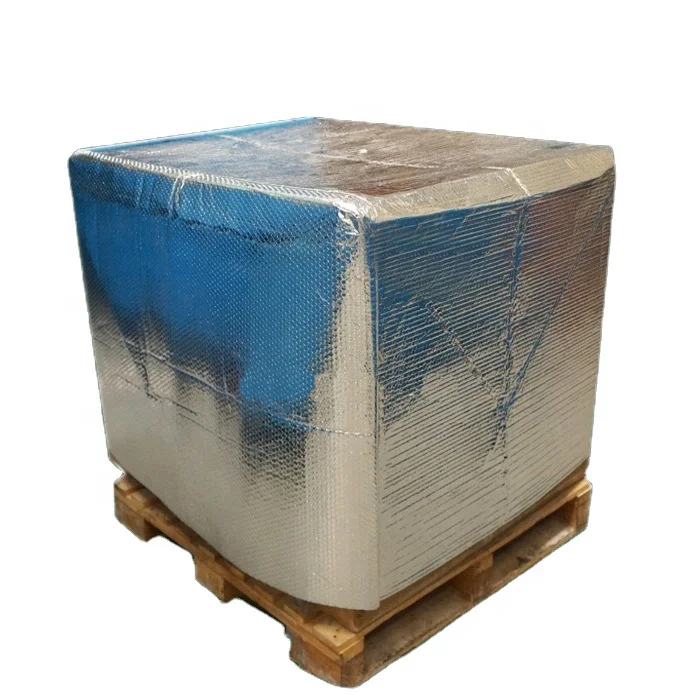 metalized film bubble material shipping packing Insulated Pallet Cover