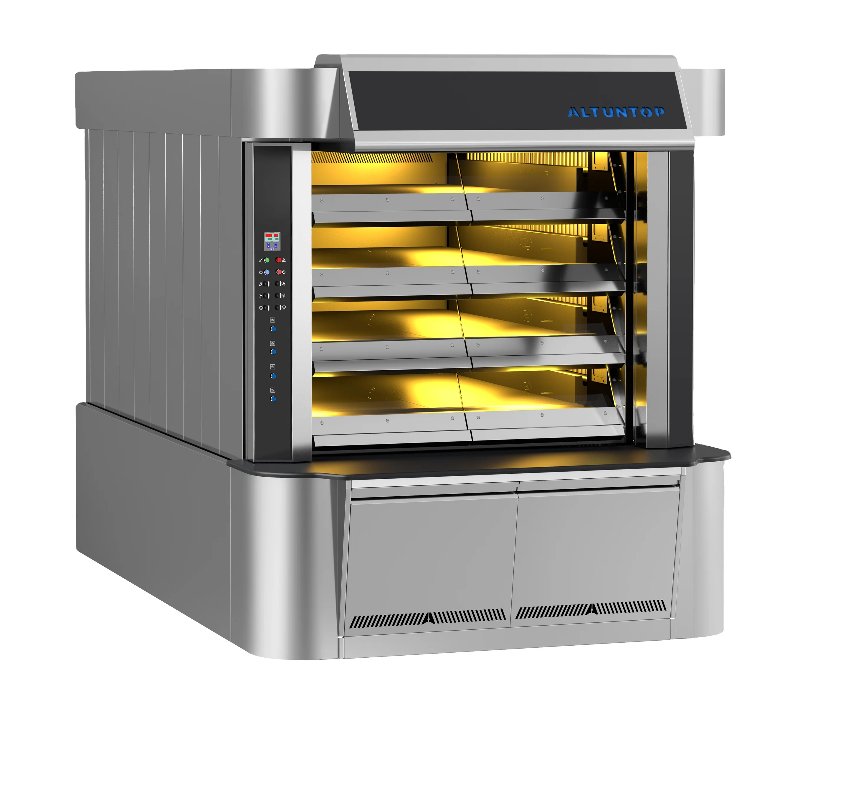 Professional Baking Oven Pastry Tube Three Deck Oven Steel Stainless OEM Industrial Kitchen Commercial Bakery Oven