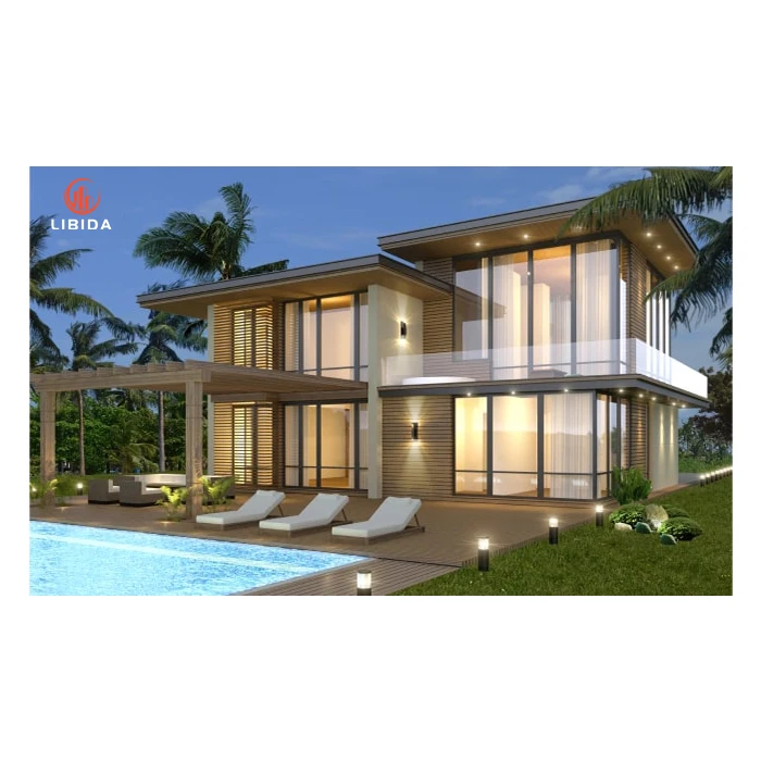 Light Steel Villa Prefab House Steel Structure House Portable Prefabricated Luxury Homes Cheap Modular Villa