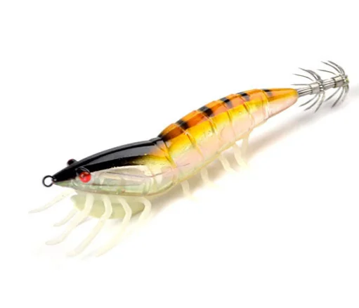 S28 15g 20g  soft foot wood shrimp fishing lures