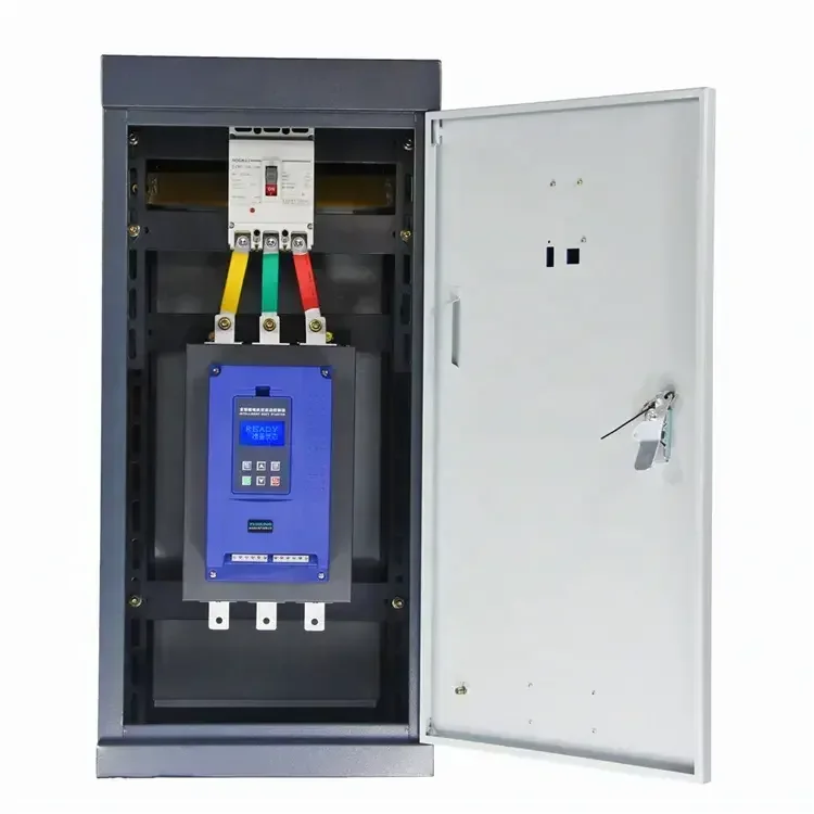 Factory direct sale on-line soft start cabinet squirrel cage three phase asynchronous motor IP20 protection class