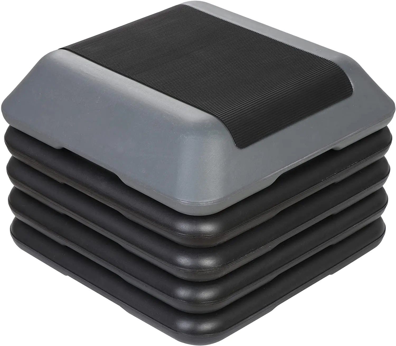 Exercise Workout Step Platform Bench Adjustable Aerobic Stepper