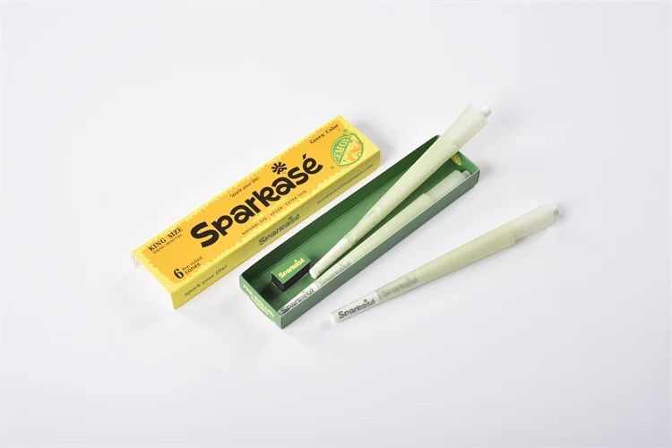 Hot Selling Empty Cigarette Paper With Paper Filter Lemon Flavour Packaging For Cigarettes Rolling Paper