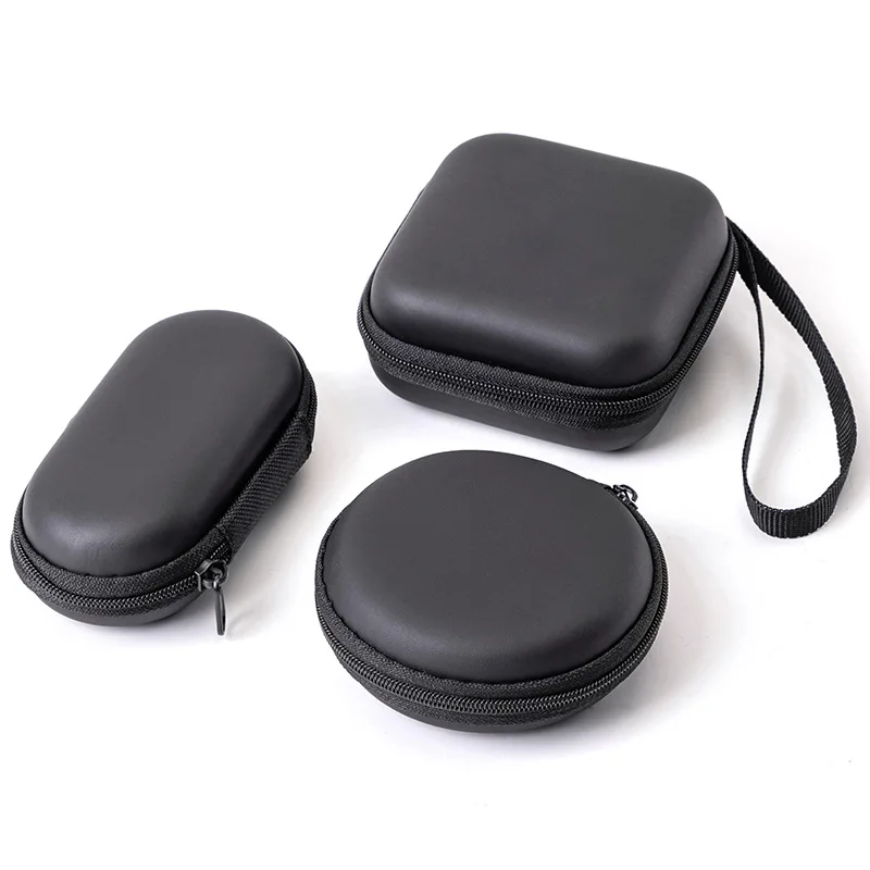 Wholesale Personal Logo Mini Waterproof Headphone Tracker Eva Foam Case Earpods Earphone Storage Bag