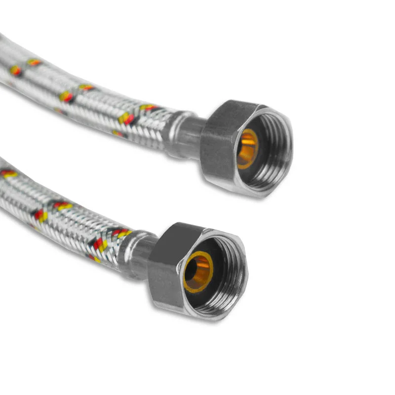 SHANXI 304 Stainless Steel flexible water heater connector corrugated plumbing hose bellows in various lengths & configurations