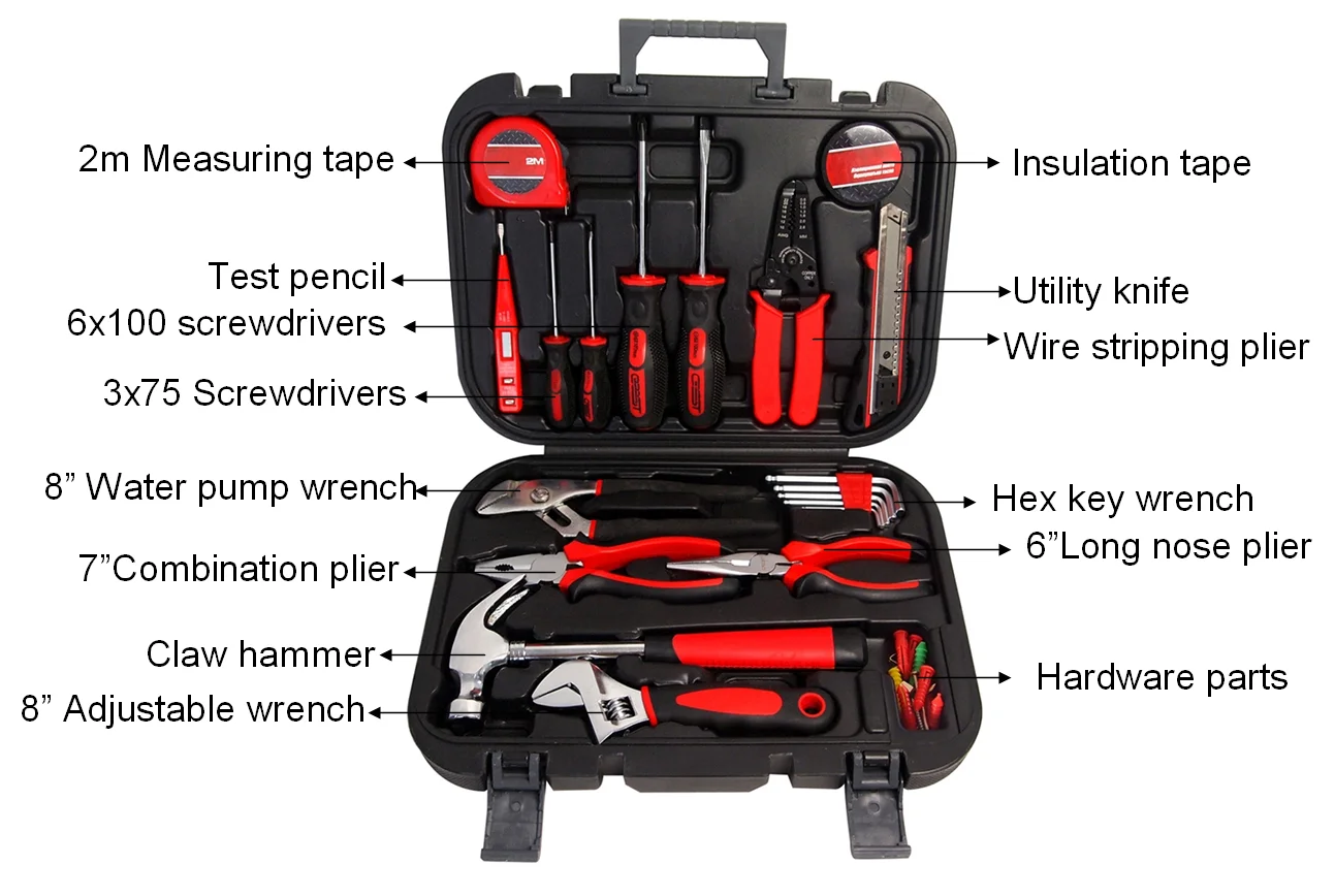 40pcs tool sets tool kit for home tafl tools hardware seco tools
