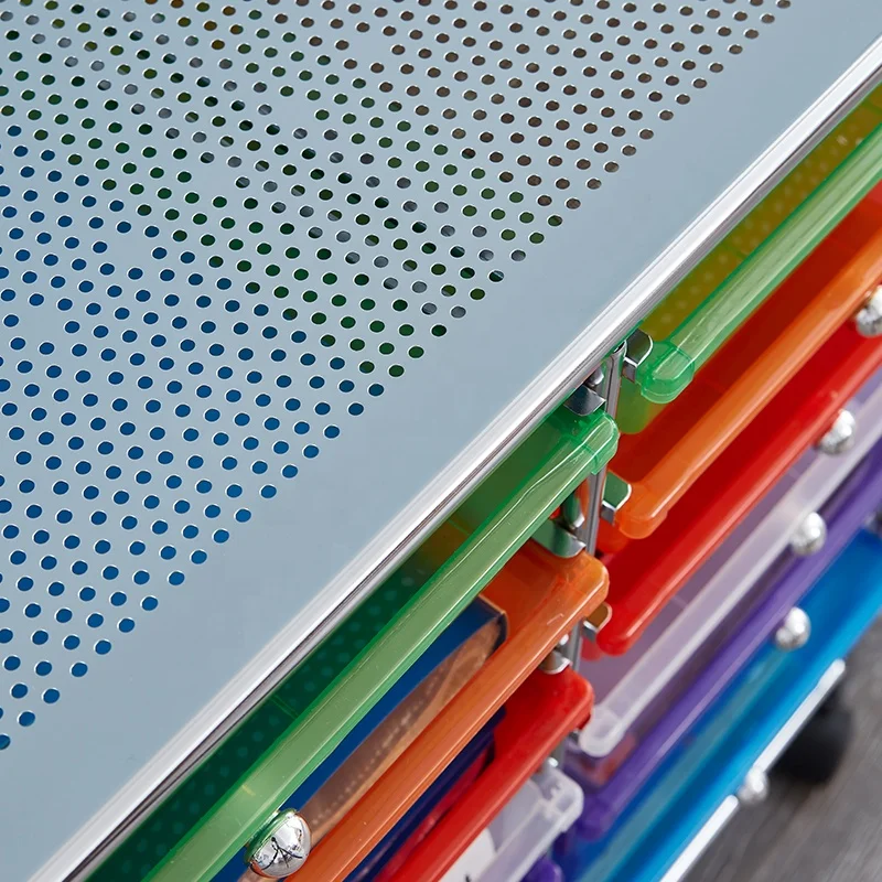 GMJ  Wholesale  Manufacturer Home Trolley Cabinet 15 Tier Plastic Storage Drawer Cart