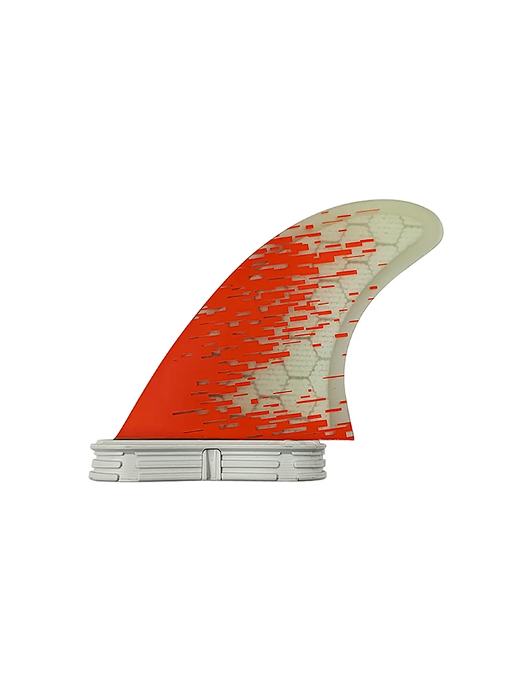 Custom Big Honeycomb Fiberglass Surfboard Fins Double Tabs 2 Base Surf Fins