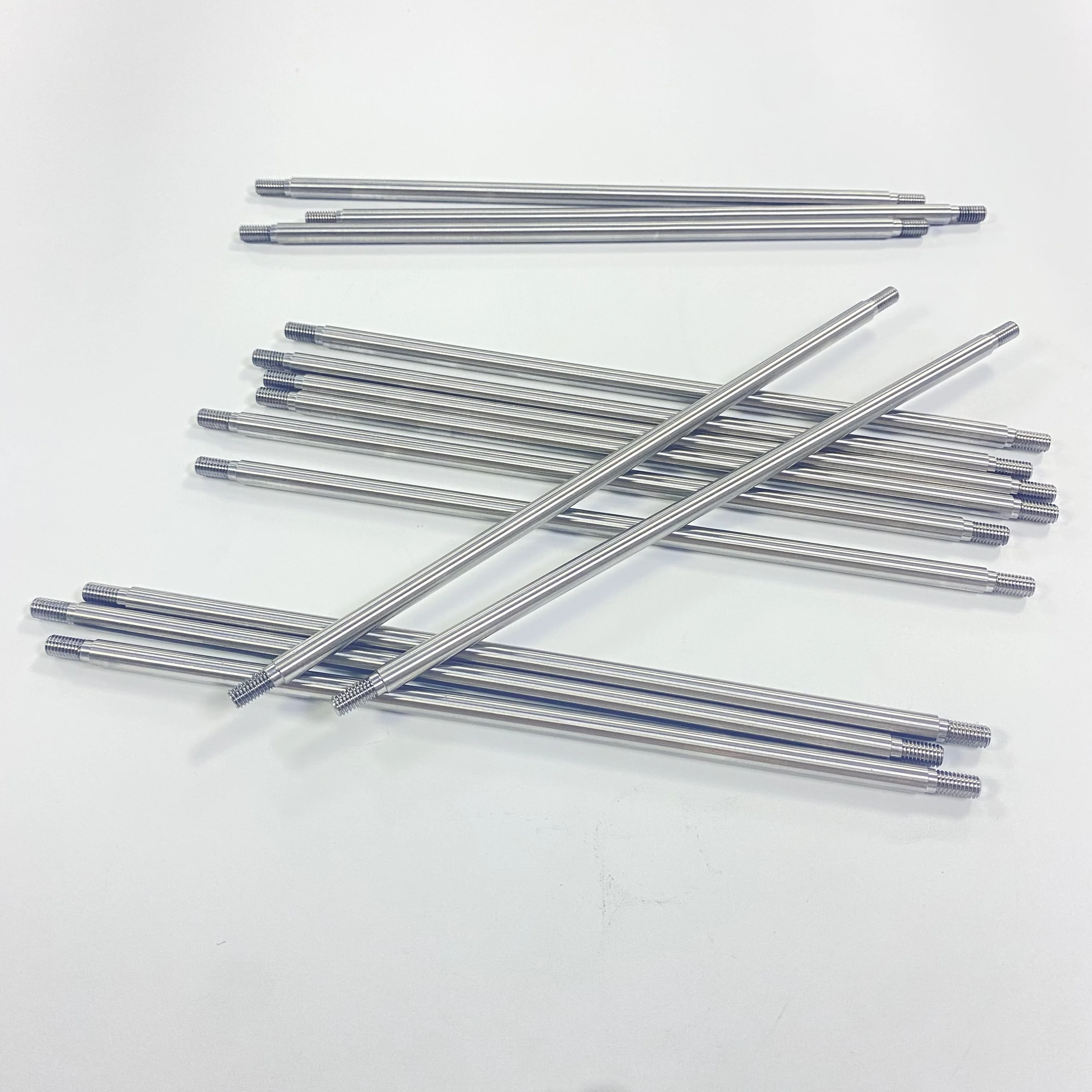 High Precision Axis Machine Metal CNC Cylinder Hollow Long Steel Shafts Customized Machining Service Stainless Steel Drilling