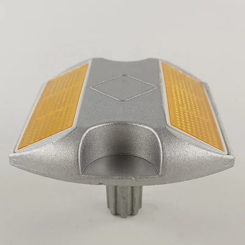 Aluminum Road Stud Double Sides Reflective Pavement Marker Reflecting Aluminum Road Stud