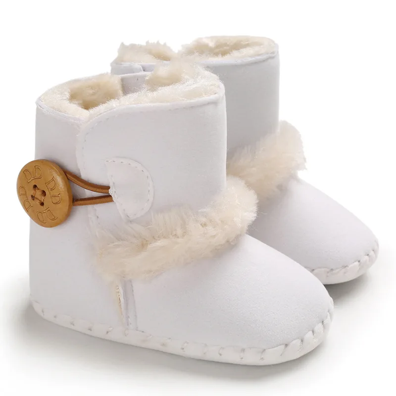 Winter 0-1 year old baby shoes for children with film bottom and velvet warm snow boots toddler shoes