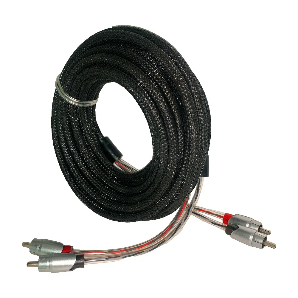 Hot Sell Male-Male 2-Channel Shield RCA cable A Plug 3.5mm 16 ft RCA Cable 5M