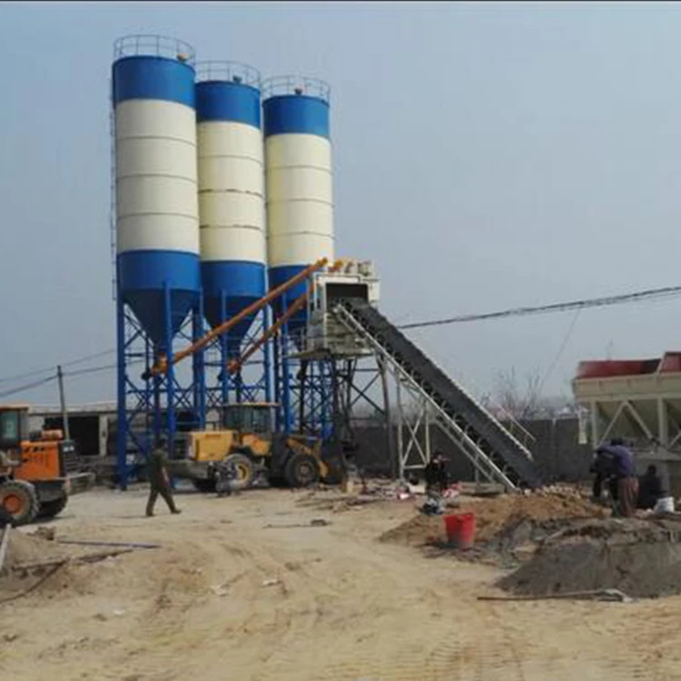 China Manufacturer Construction Cement Silo 50 Ton Small Cement Silo Concrete Batch Plant For Sale