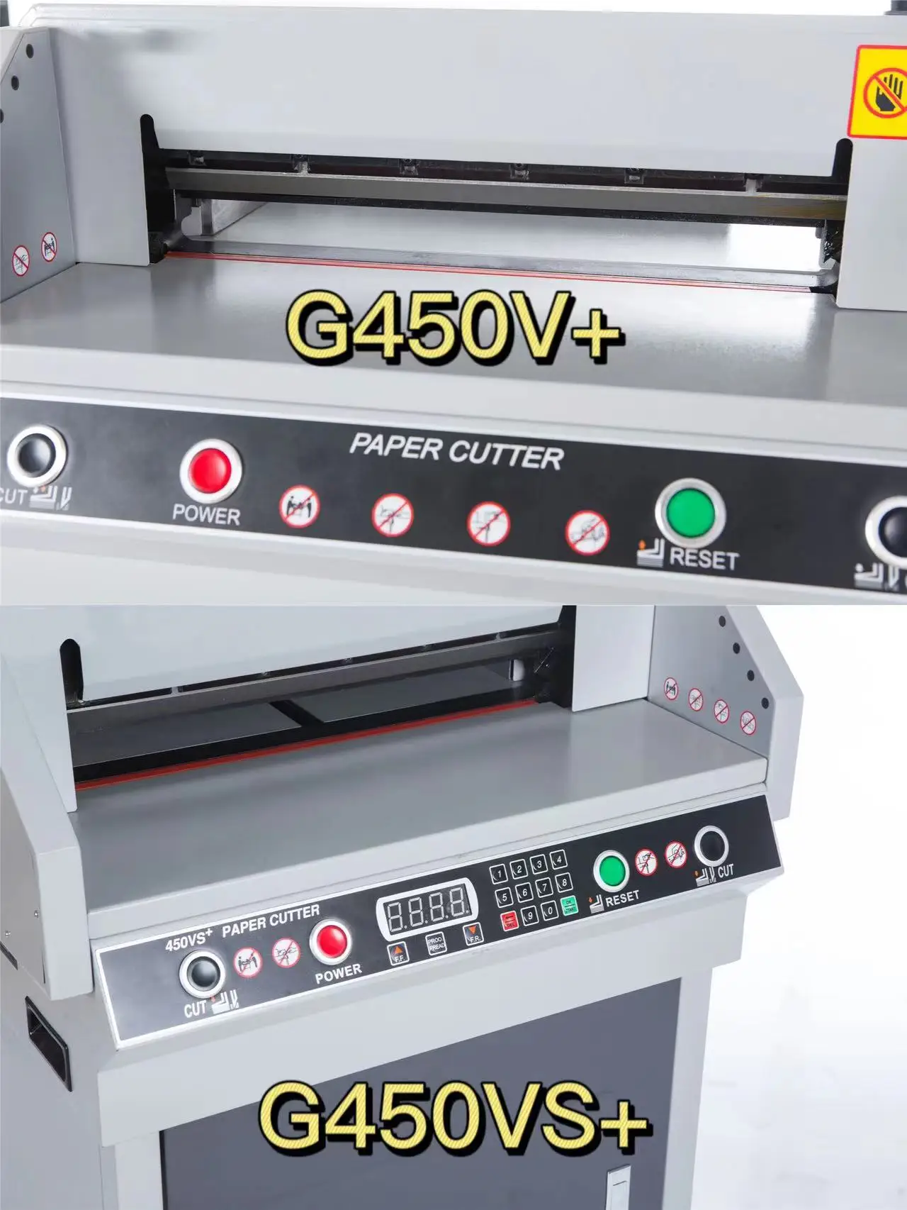 FRONT A3 ELECTRIC PAPER CUTTER G450V+ and G450VS+ 450mm on hot sale