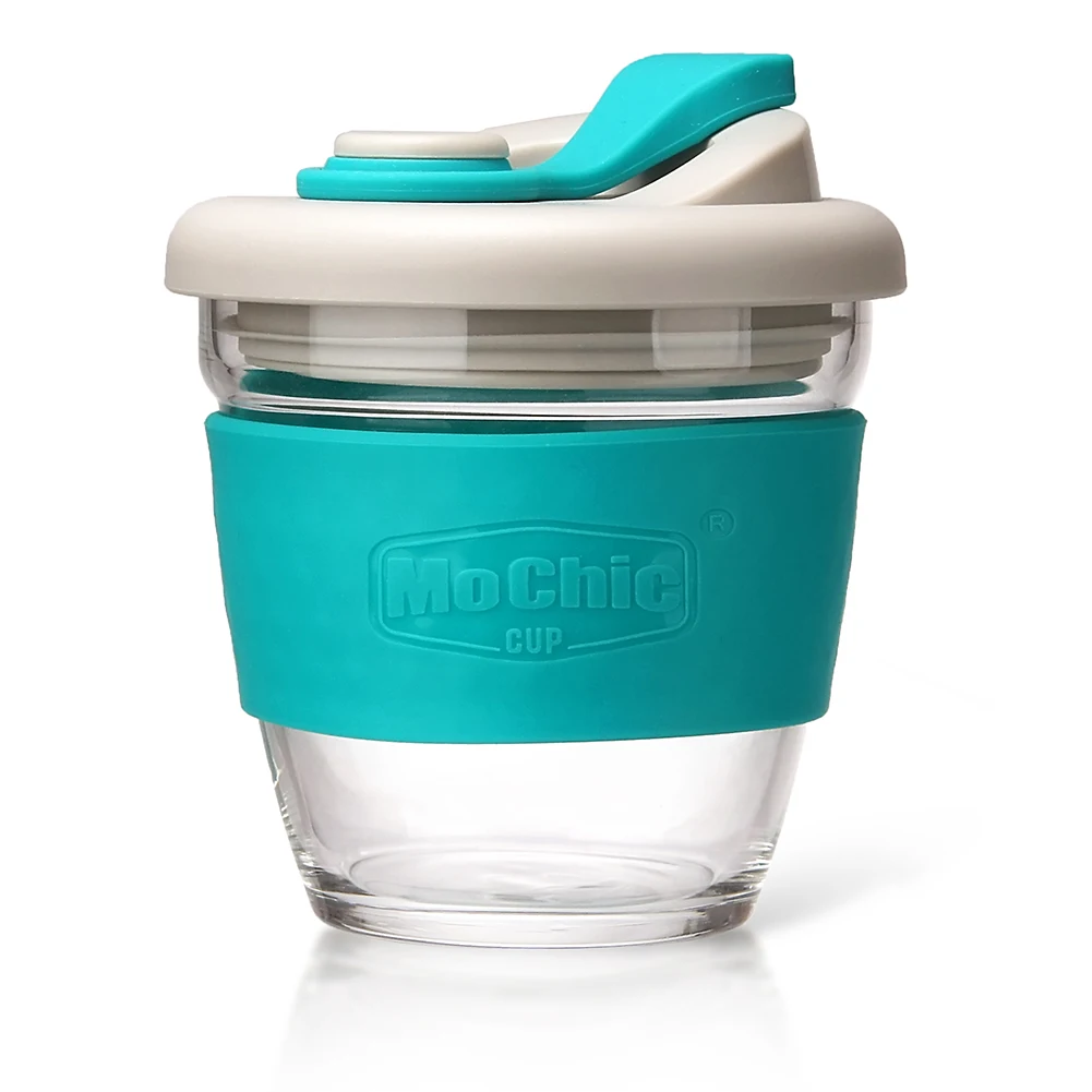 Custom Logo Mochic Hot Selling 8oz 227ml Borosilicate Glass Coffee Cup Mugs