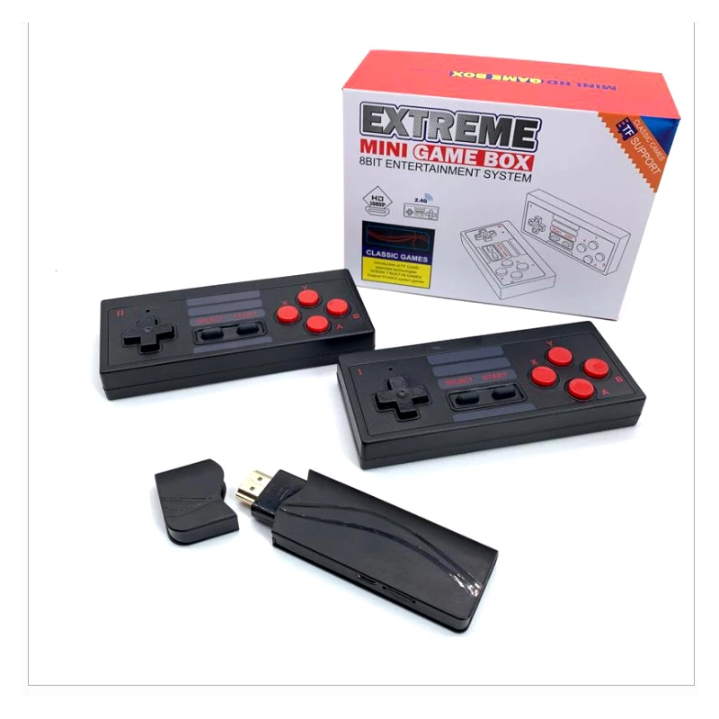 2 4G беспроводной 4K HD 8bitdo 628 игр Супер Мини контроллер канала Ретро Классическое Издание видео консоль для nintendo nes fc sfc