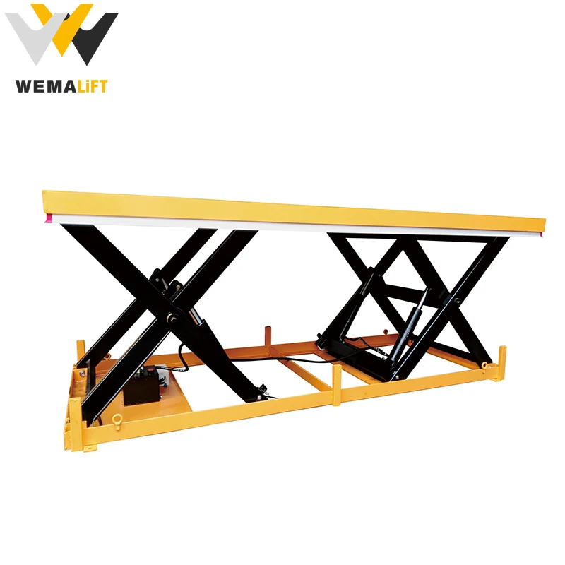 High Lift table mechanism electric small platform semi scissor