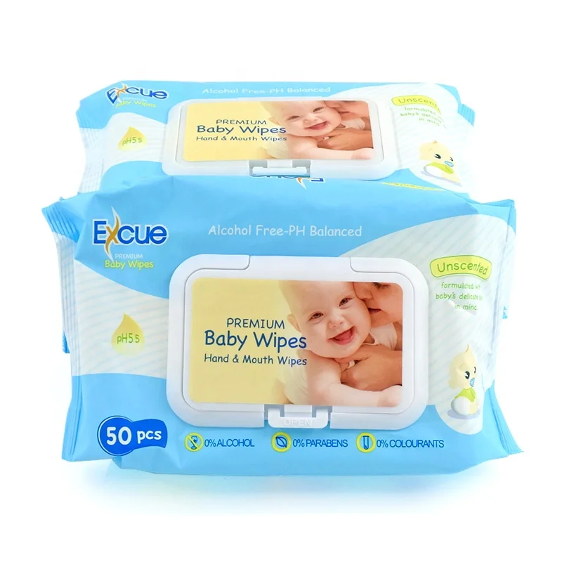 ZVV Baby wipes  cleaning baby hand and mouth use soft for skin disposable cleaning high quality pure water wipes baby