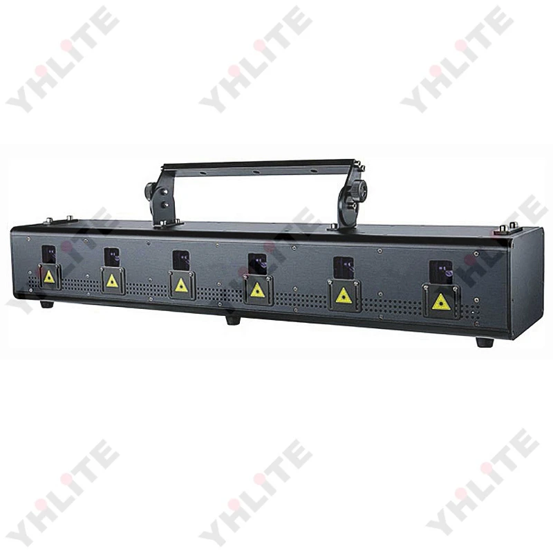 6 Eyes Rgb Animation Laser 6x2w Six Heads Laser Scanner Full Color Laser Light Bar For Club Dj