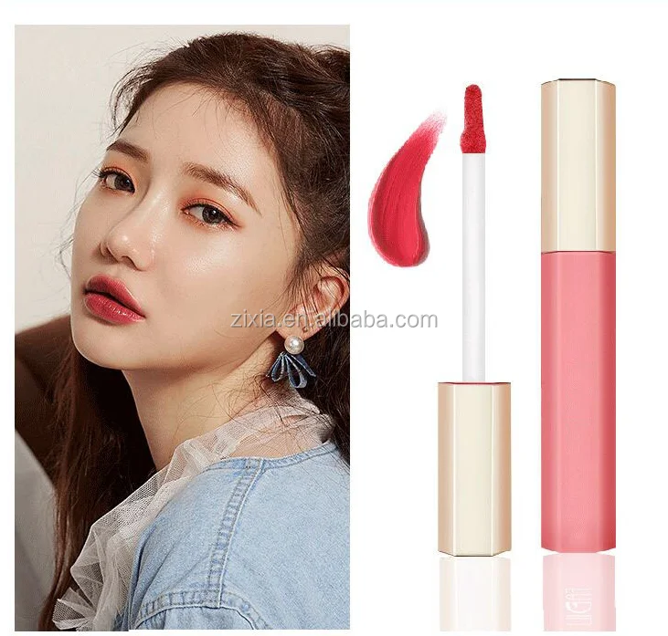 Private brand makeup creamy velvet formula liquid matte lipstick make your own OEM makeup private label lip gloss tint