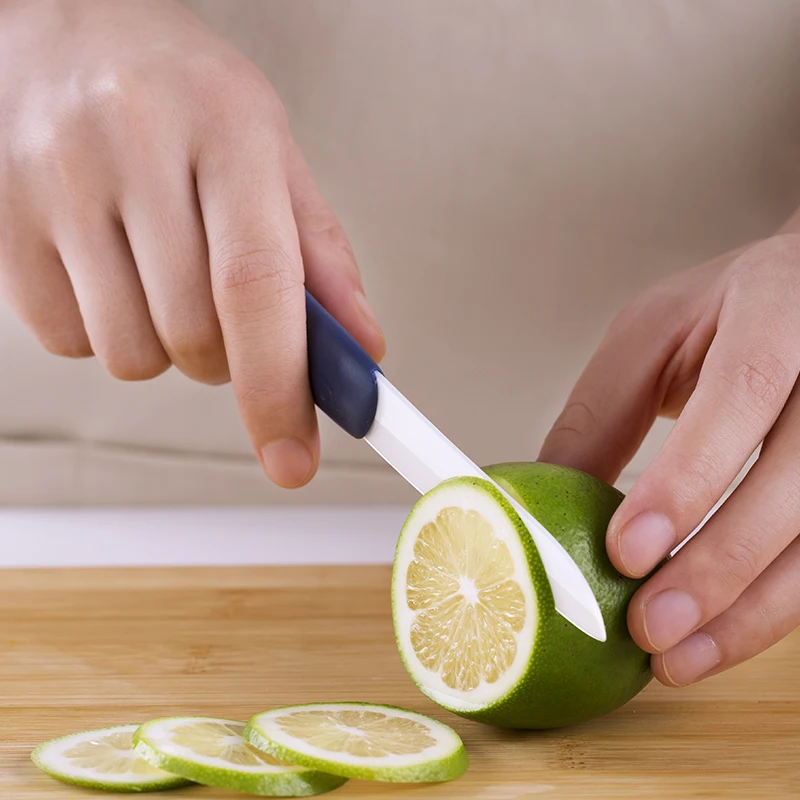 Kitchen Gadget Portable 2 In 1 Ceramic Paring  Peeler Knife