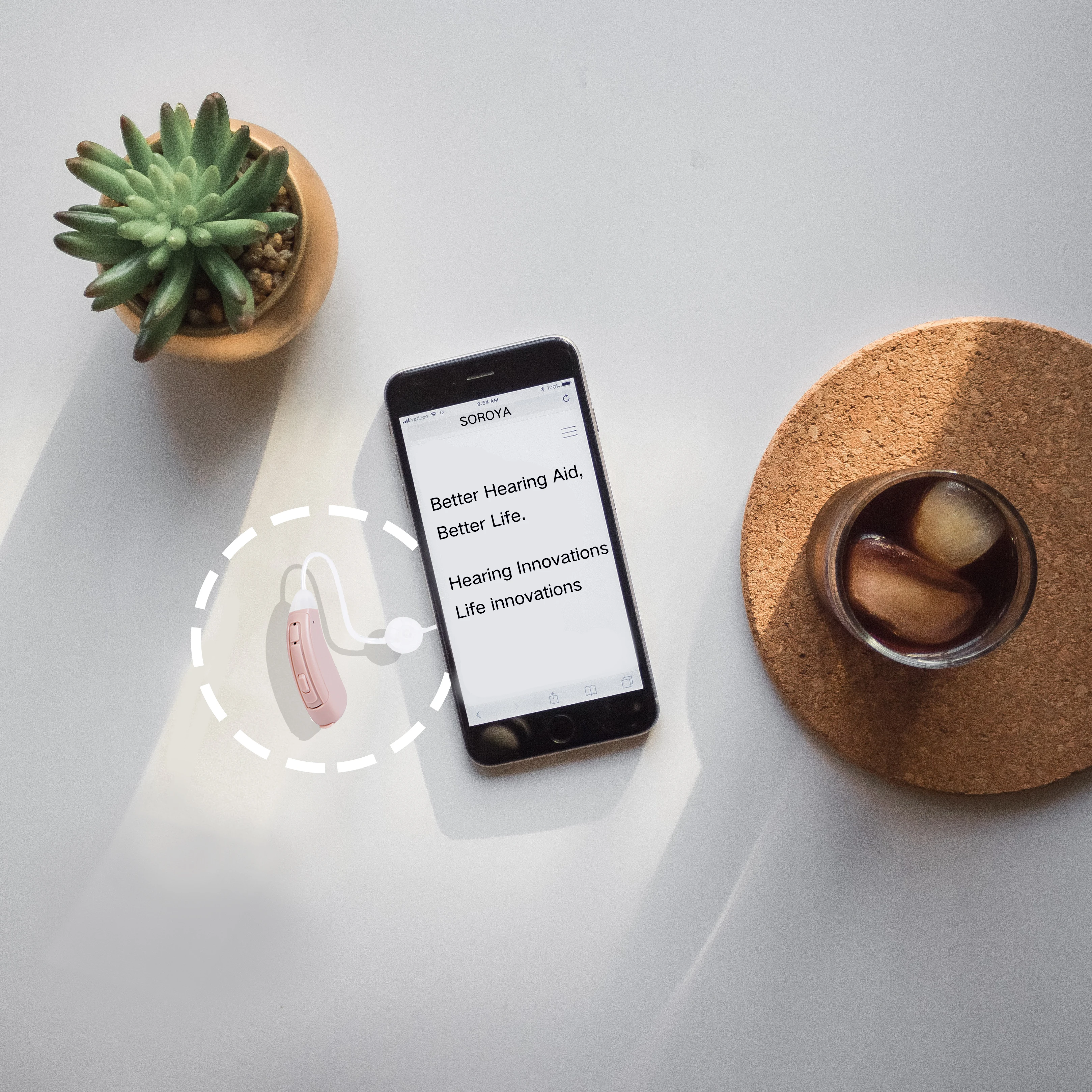 Open fit behind the ear digital hearing aid sound amplifier  hearing aid for the deafness with  app control