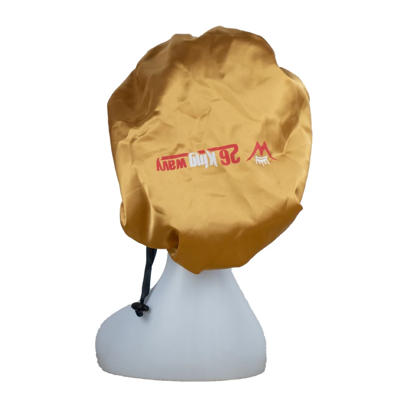 hair care/hair cover/hair bonnets Double Layer Hair Bonnet Silk Cover Sleeping Hat Satin Double Layer Braid Large Bonnet