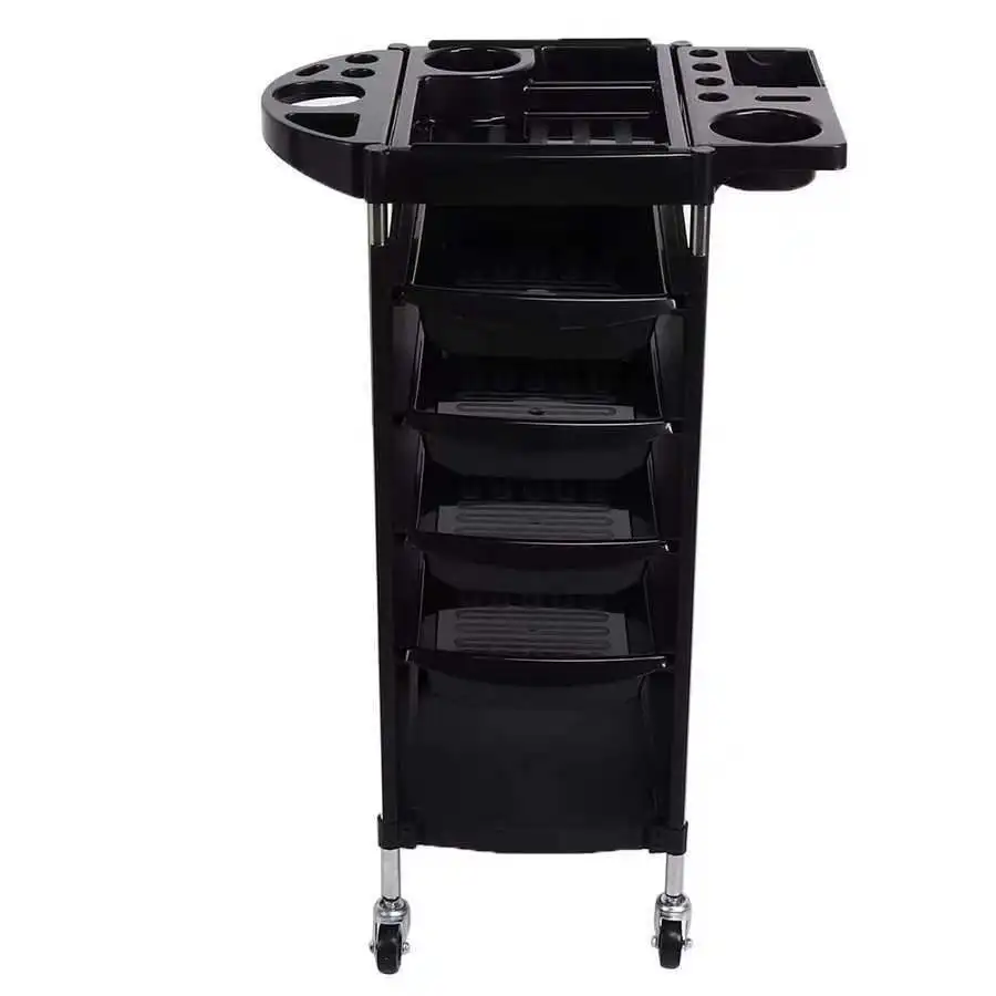 Salon Trolley Cart Space Saving Rolling Cart for Extra Storage  Beauty Storage 6-Tray Multipurpose Tool Cart Tattoo Tray