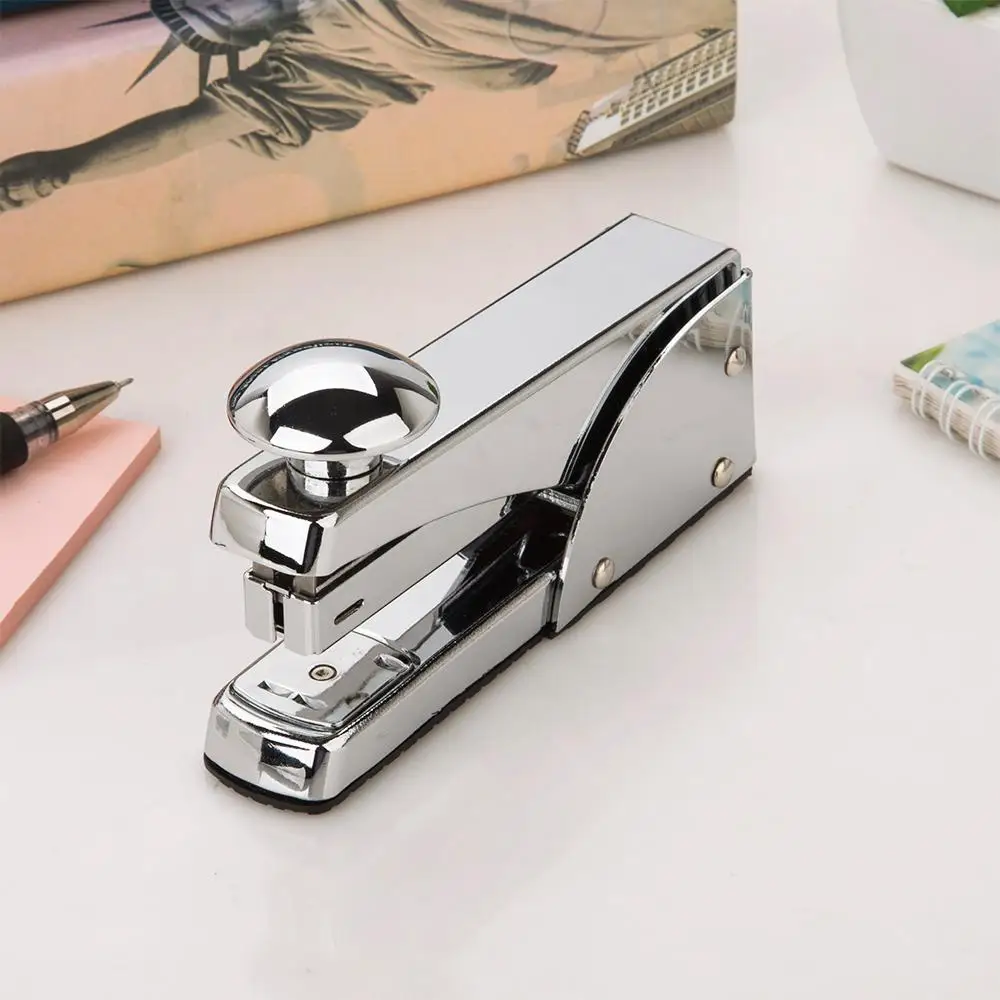 New Heavy duty shiny office used  Novelty Metal Manual Stapler