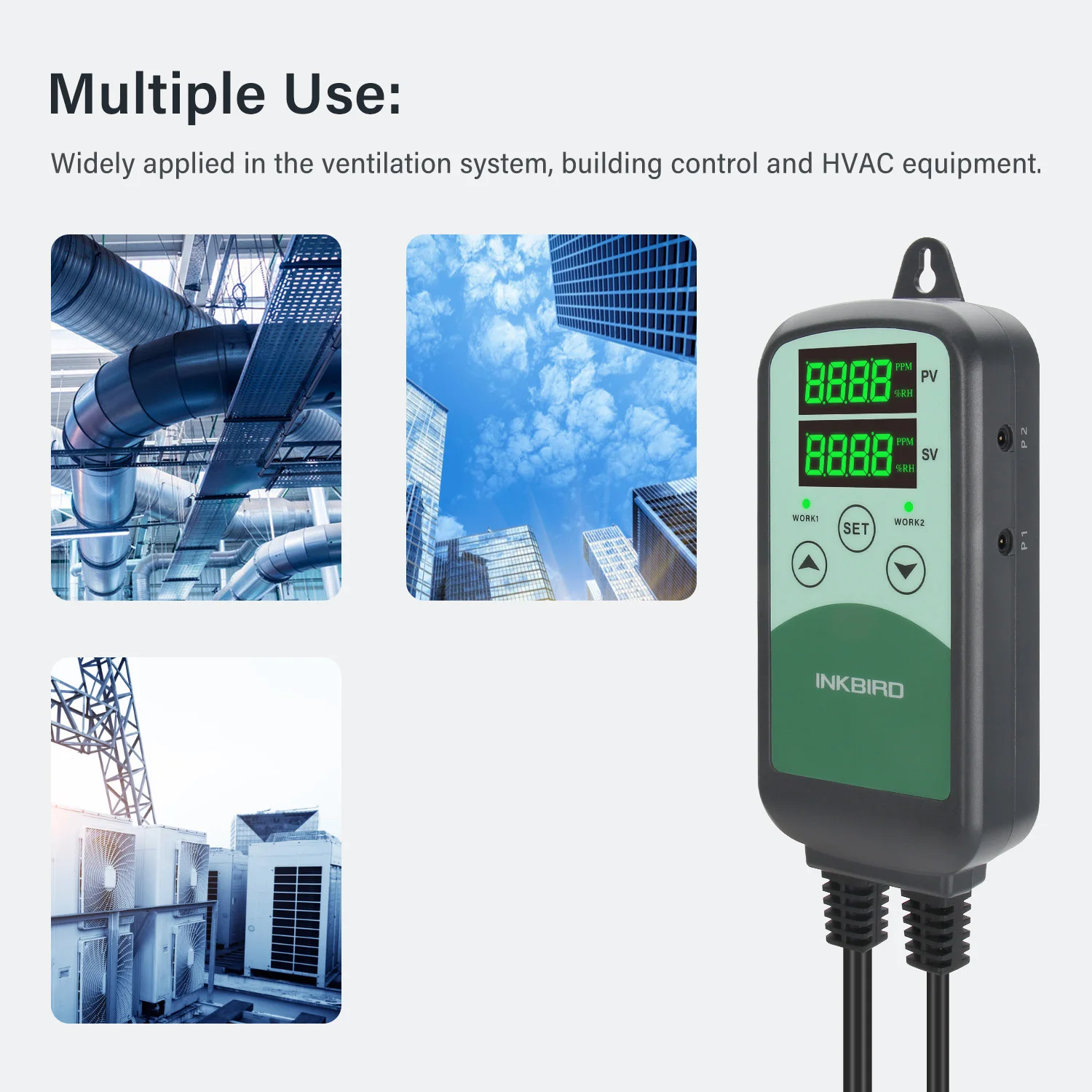  Inkbird icc500t ящик для выращивания co2 контроллер