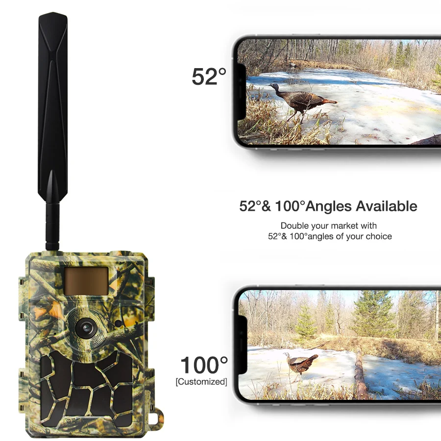 New infrared security camera night vision  cloud system 24MP hunting camera with SIM card