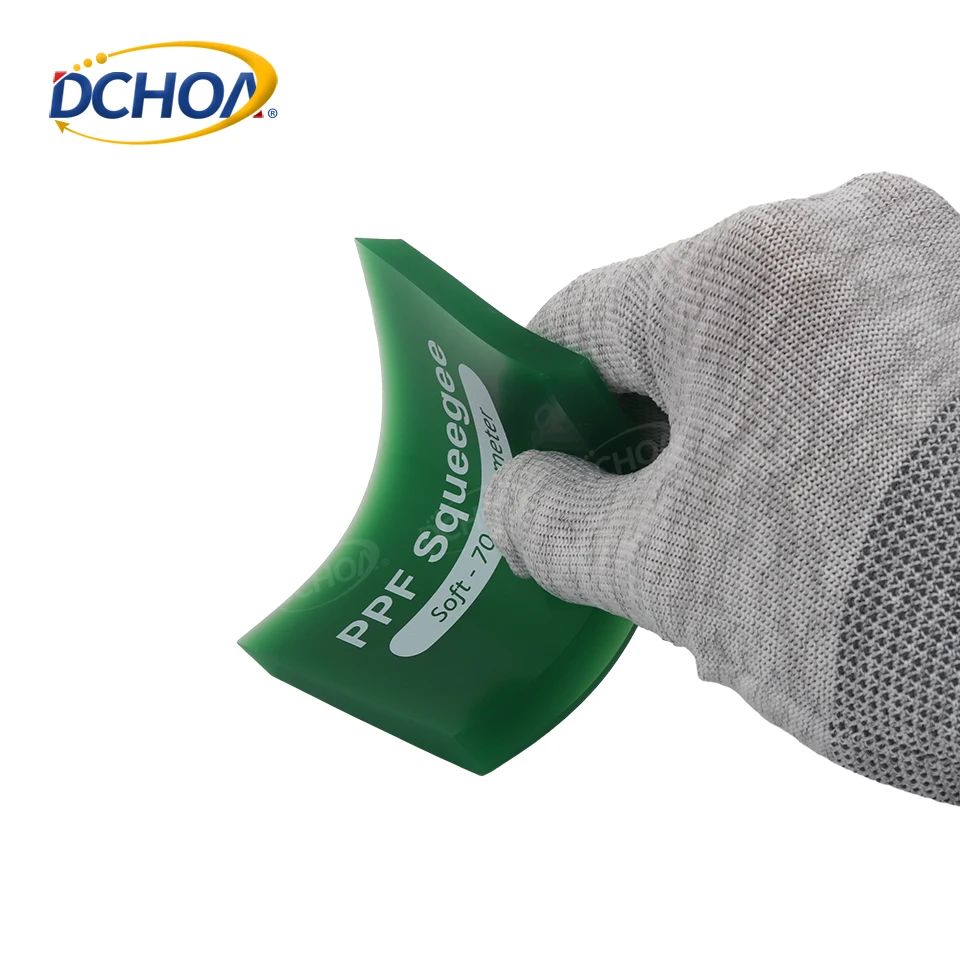 DCHOA Car Wrapping Tools 70 80 90 Durometer Ppf Squeegee Rubber Squeegee Window Tinting