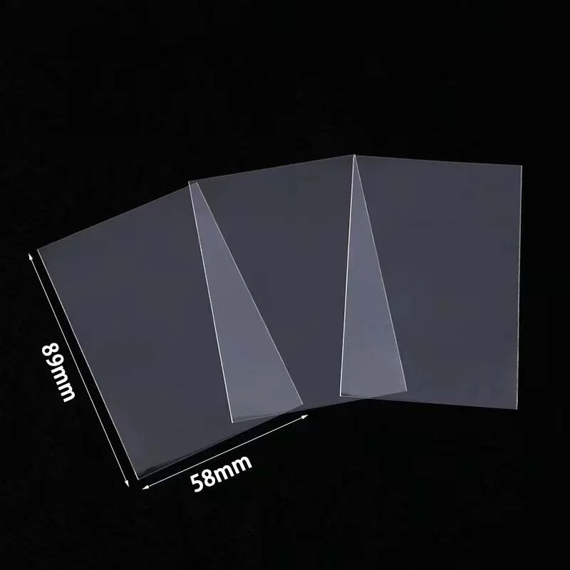 Korean Popcorn Blue Card Film 20 Silk 56*87mm idol Card Holder Small Card Protective Film CPP High Transparency Photo sleeve
