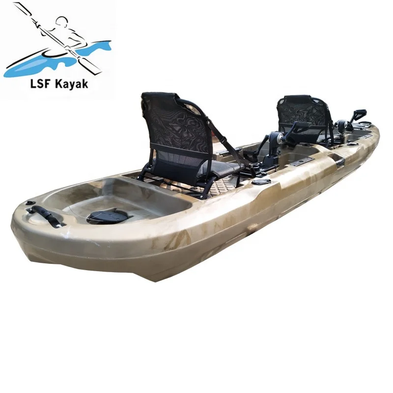 Double Motor Kayak Pedal Fishing Kayak for 2 Person